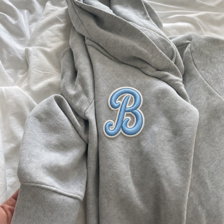 3D Buchstaben Patch B in Blau #buchstabe_b