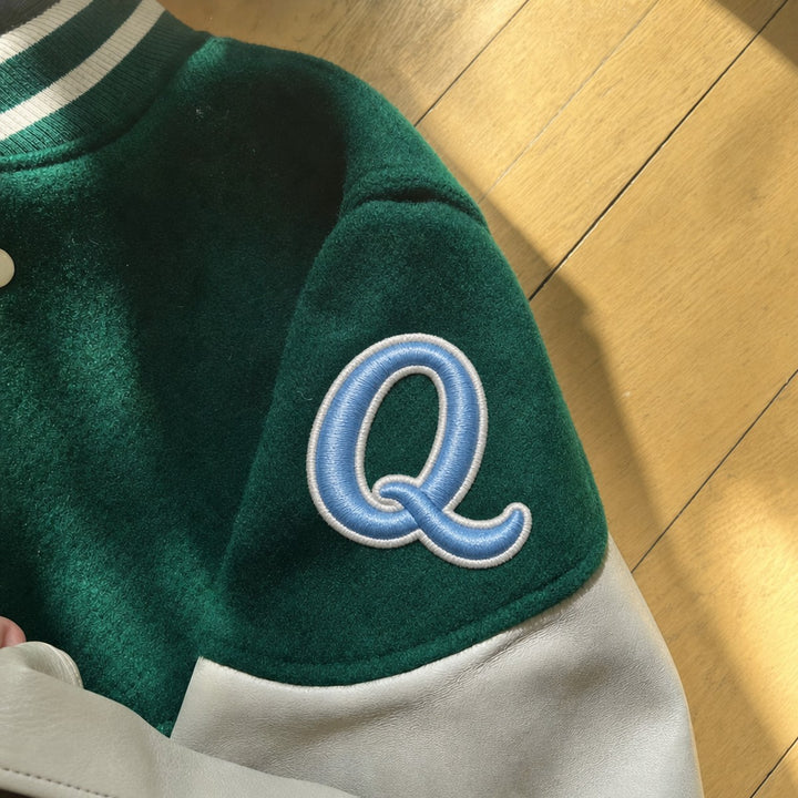 3D Buchstaben Patch Q in Blau #buchstabe_q