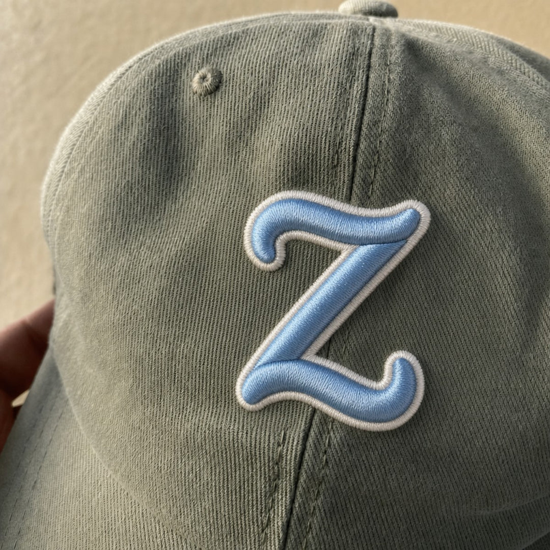 3D Buchstaben Patch Z in Blau #buchstabe_z
