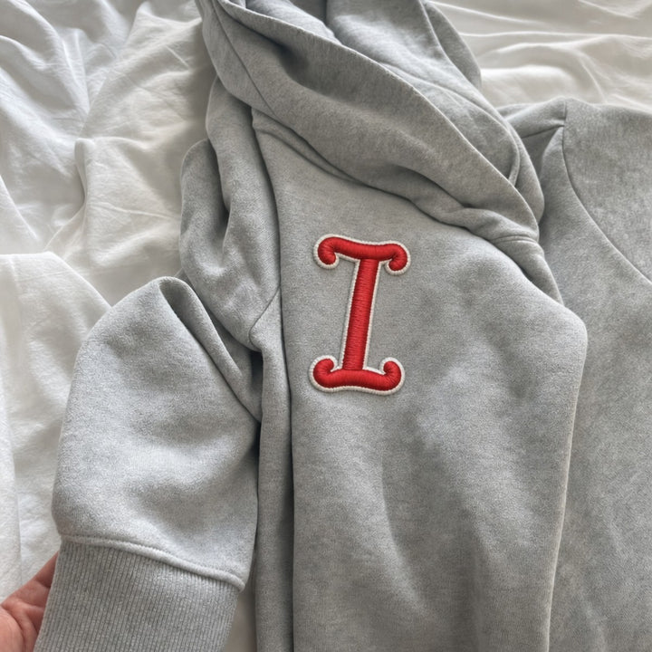 3D Buchstaben Patch I in Rot #buchstabe_i