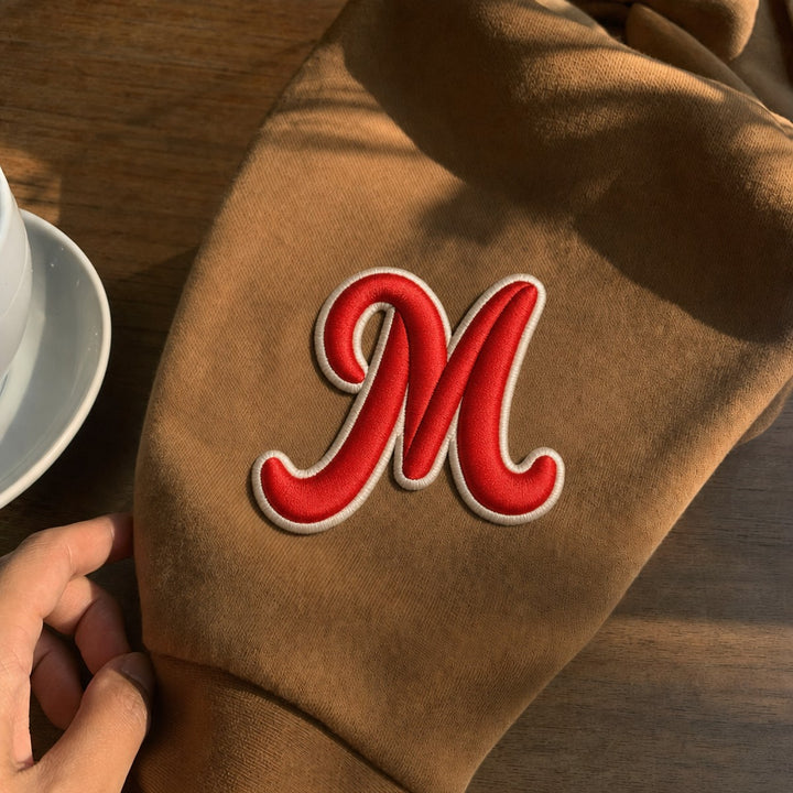 3D Buchstaben Patch M in Rot #buchstabe_m