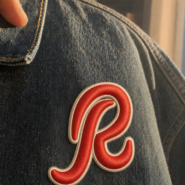 3D Buchstaben Patch R in Rot #buchstabe_r