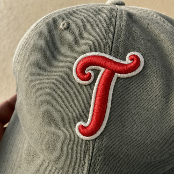 3D Buchstaben Patch T in Rot #buchstabe_t