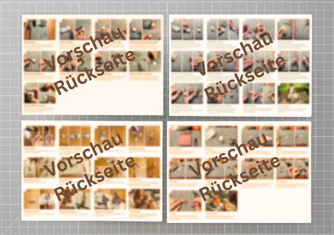 Nadelfilz-Anleitungen: 4 PDFs zum Sofort-Download