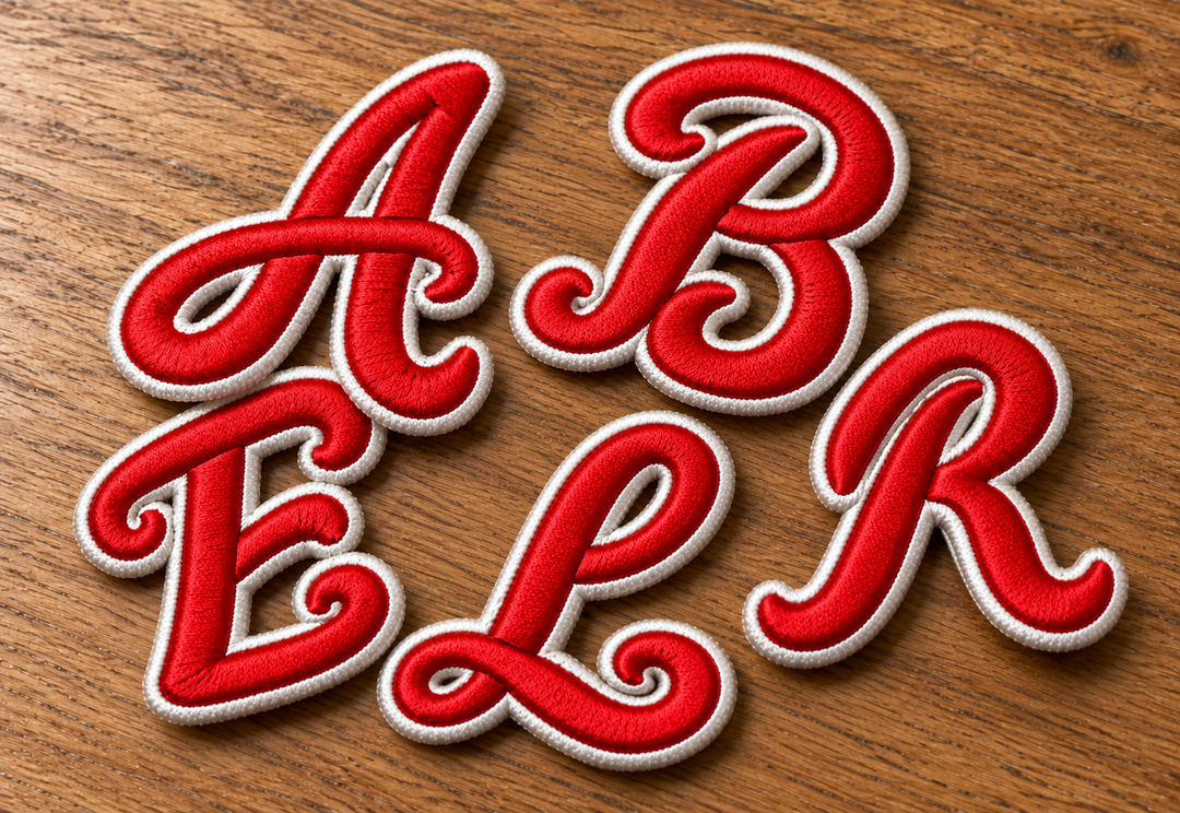 3D Buchstaben Patch