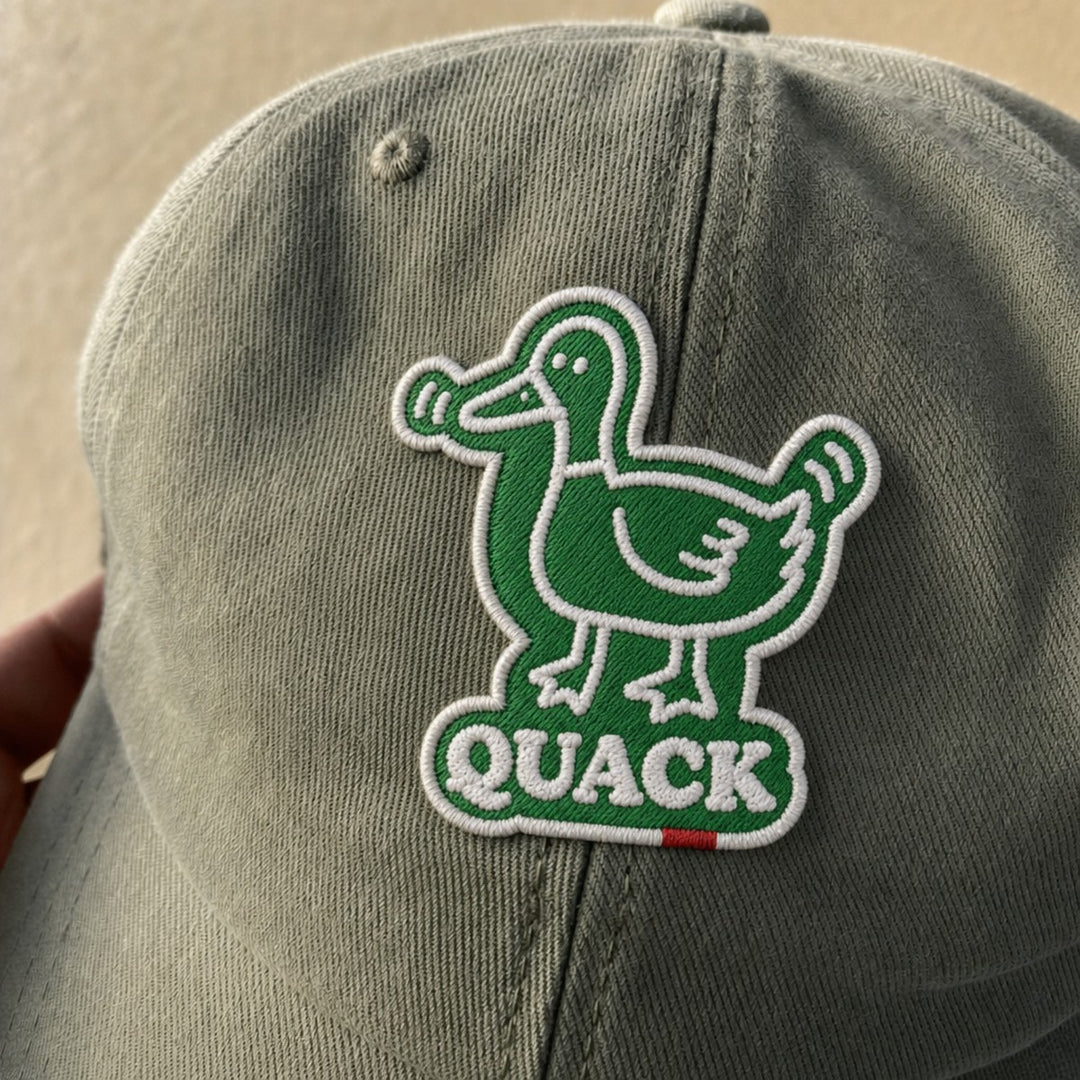 QUACK Duck Patch Grün auf Cap #farbe_gr-n