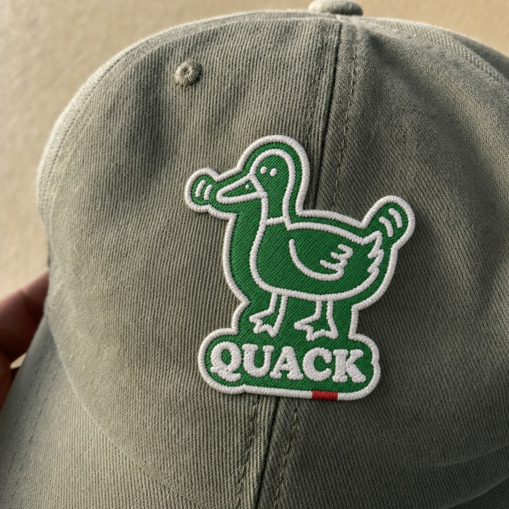 QUACK Duck Patch Grün auf Cap #farbe_gr-n